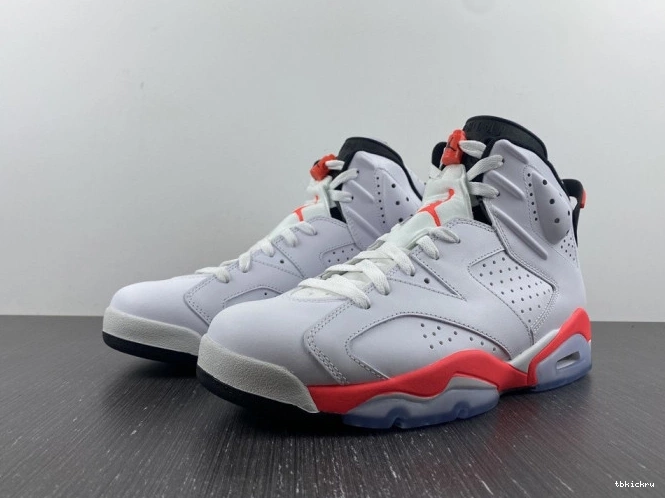 Cheap TBK Infrared Retro Jordan (2014) White 384664-123 6 0709